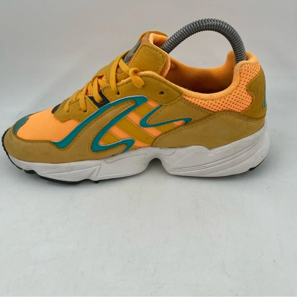 Adidas Unisex Kids Yung 96 Chasm- SZ 5 Youth -Yellow Shoes Sneakers
